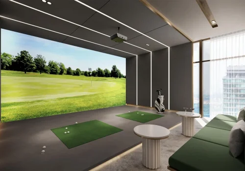 Level 33a - Golf Simulator Room